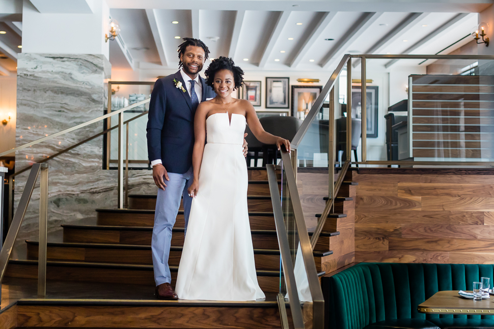Bride and Groom St Gregory Hotel DC