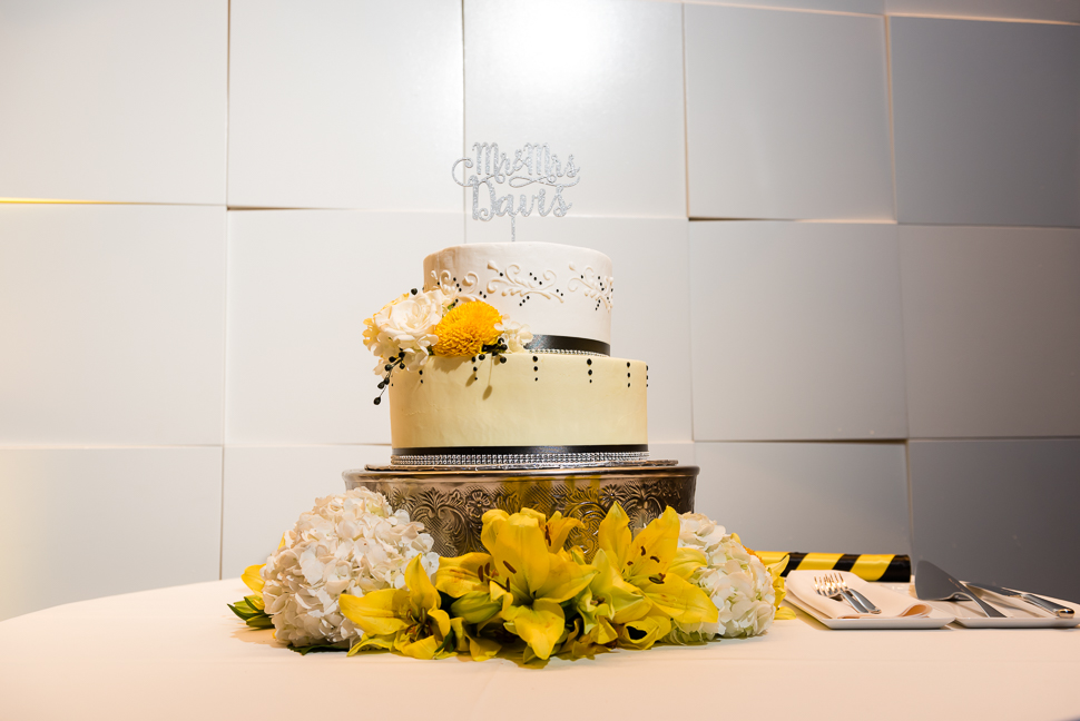 Sunset Room Wedding Cake