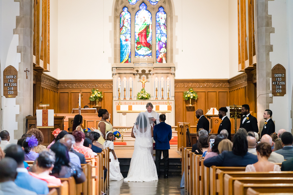 The wedding ceremony