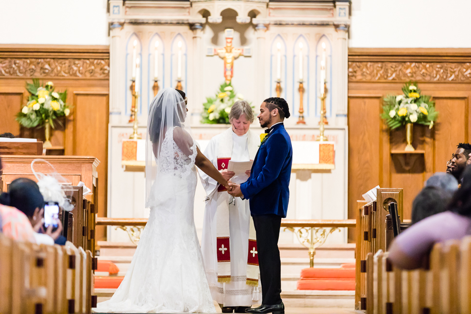 The wedding ceremony