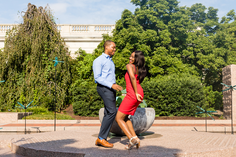 DC Smithsonian Castle Engagement Session