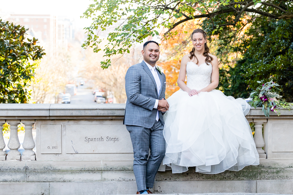 DC Spanish Steps Wedding