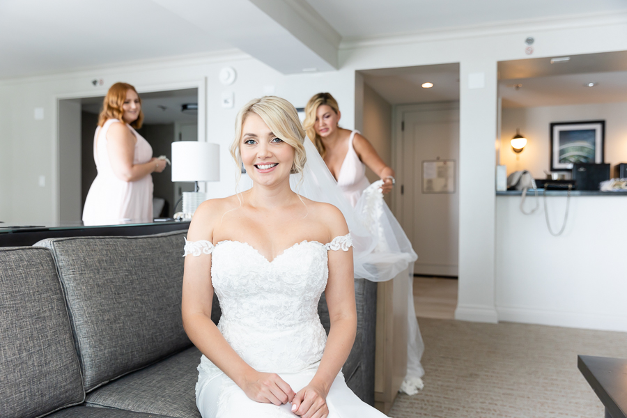 hotel bride prep