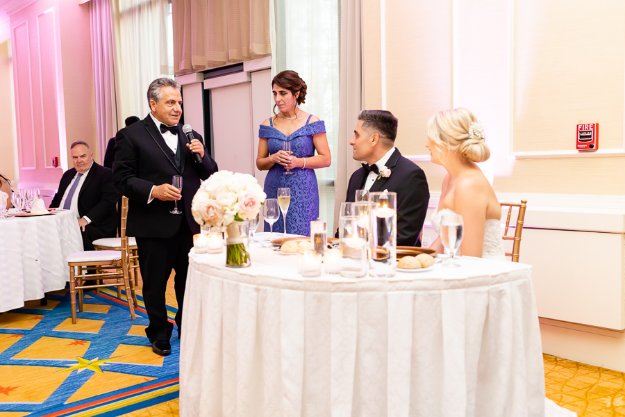 parents toasting the couple