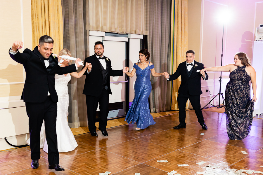 Balos or Sirtos traditional greek wedding dancing