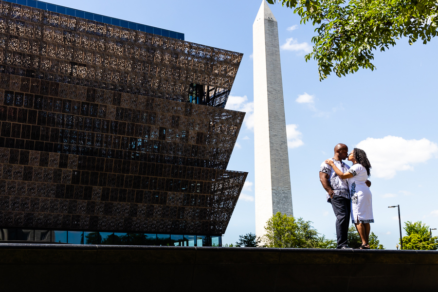 Engagement Photos at the National Museum for African American History and Culture A DC Love Story