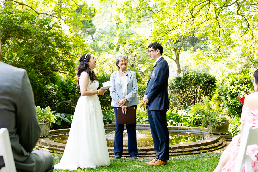 Heartfelt vows exchanged at Tudor Place DC