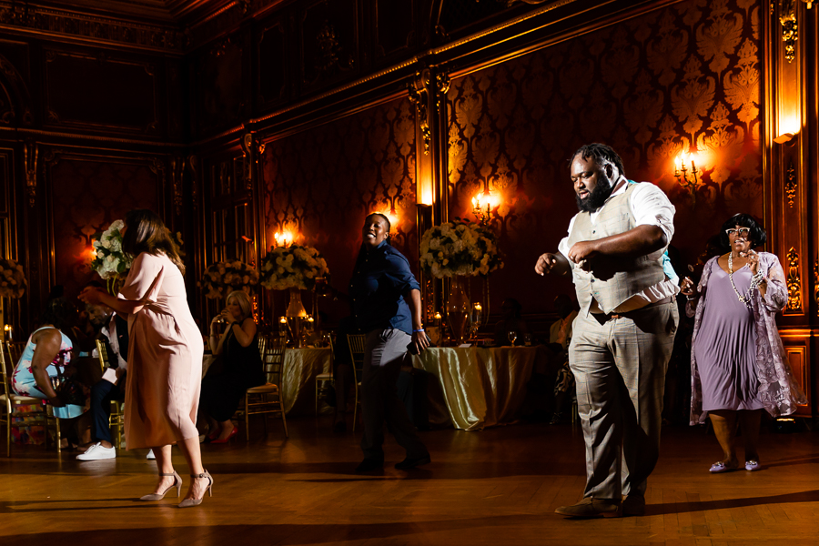 Reception dancing at The Engineers Club.