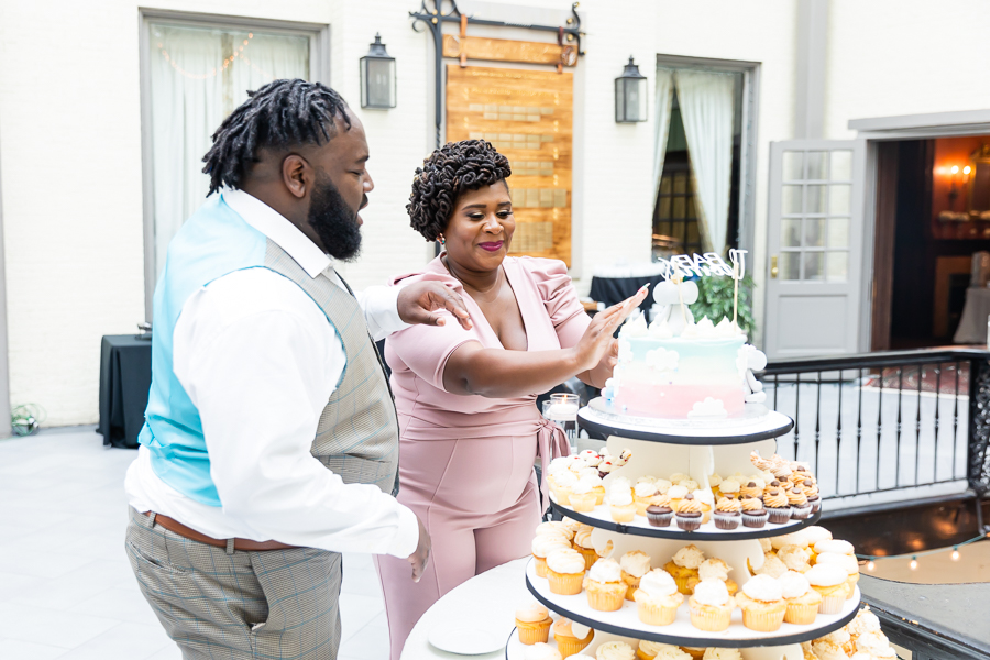 Wedding cake by Kup Cakes Co at The Engineers Club Wedding.