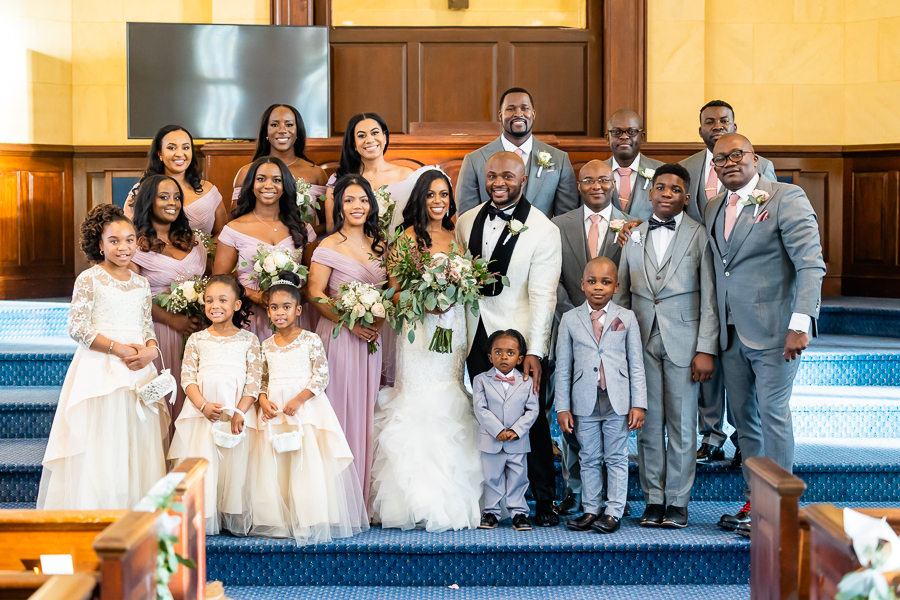 bridal party portrait