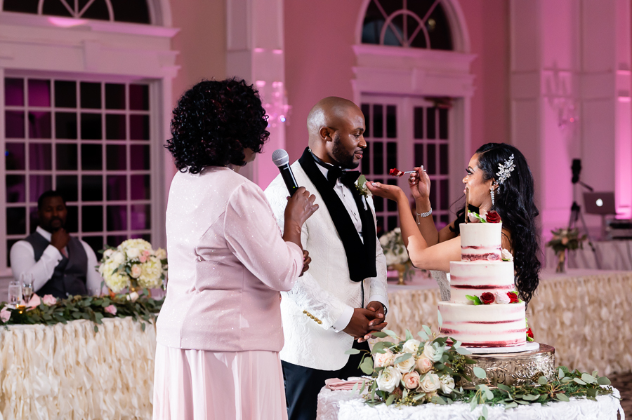 Wedding cake at Fox Chase Manor Weddings