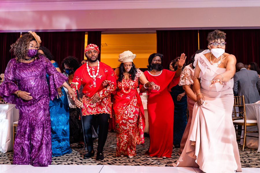 Traditional dancing at Fox Chase Manor Weddings reception