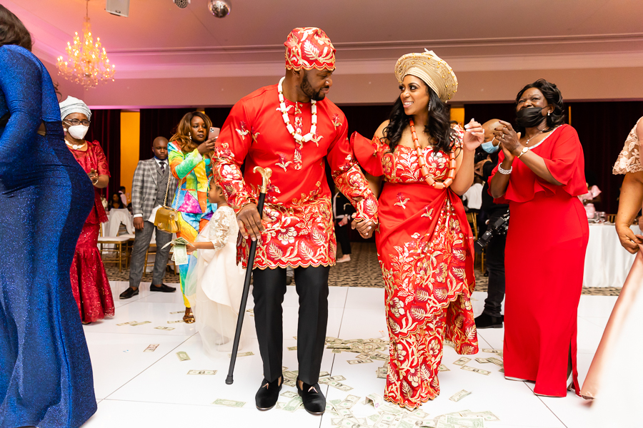 Guests dancing during Fox Chase Manor Weddings celebration