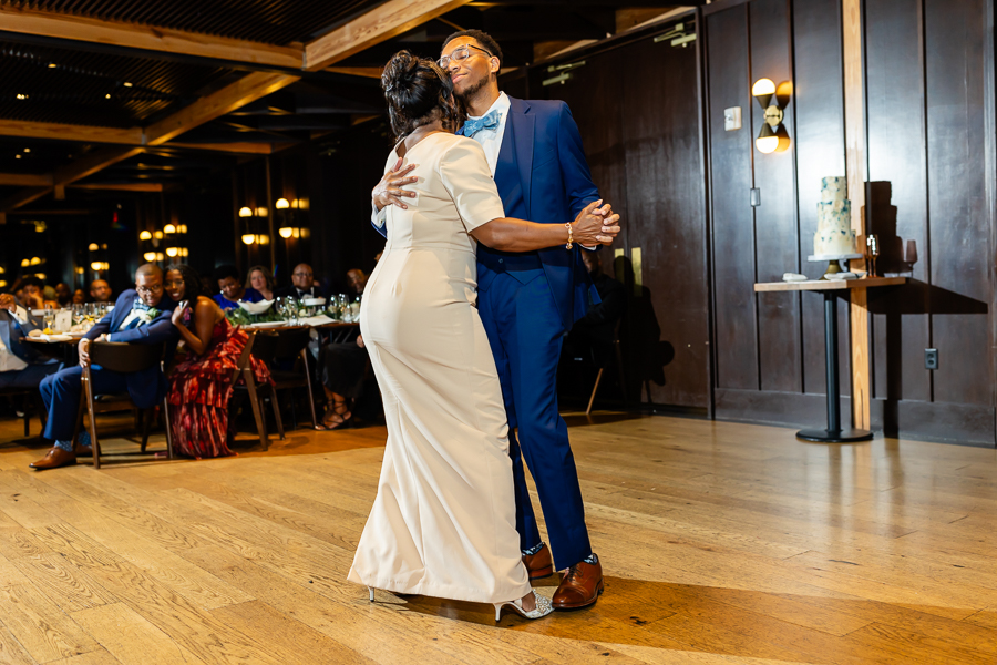 Mother-son dance  – District Winery wedding photography