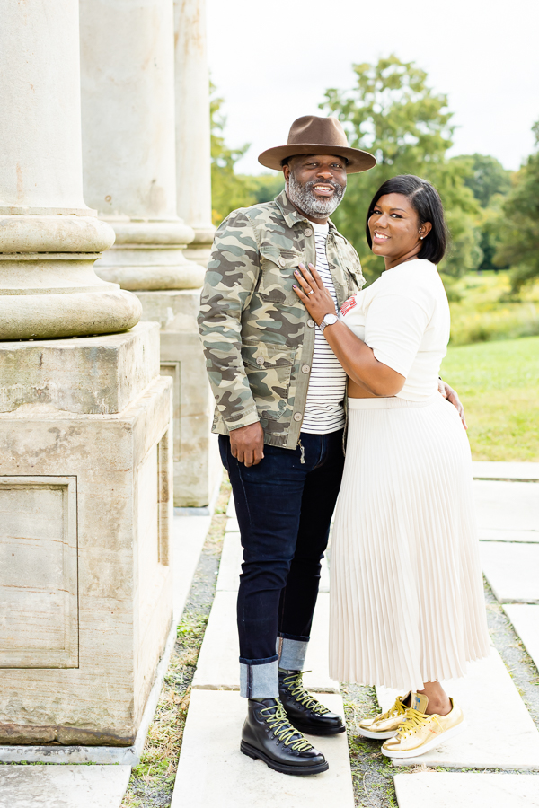 engagement portrait of the beautiful couple