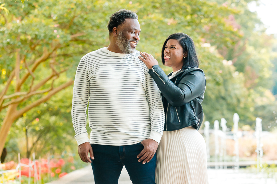 couple sharing a laugh