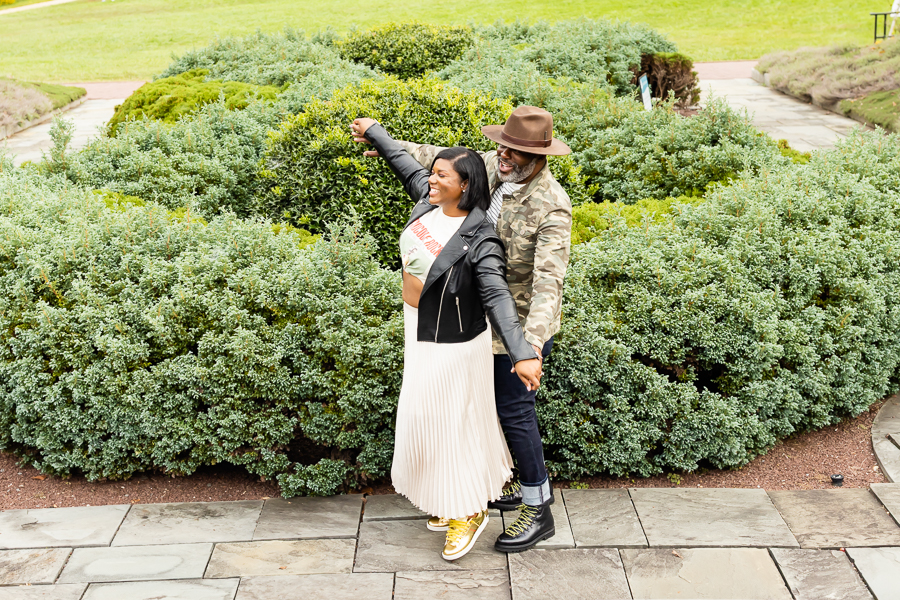 engagement session fun moment