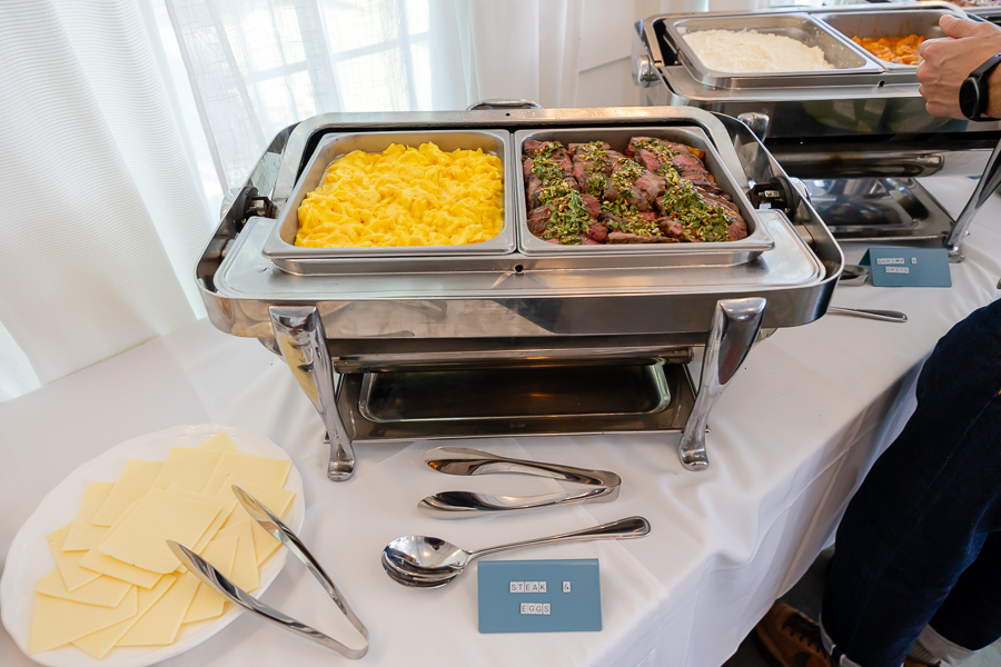 Zinnia breakfast reception 