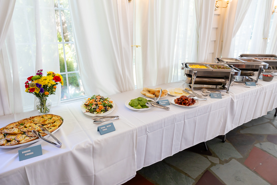 Zinnia breakfast reception 