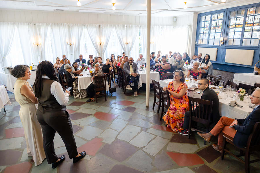 sharing reception toasts