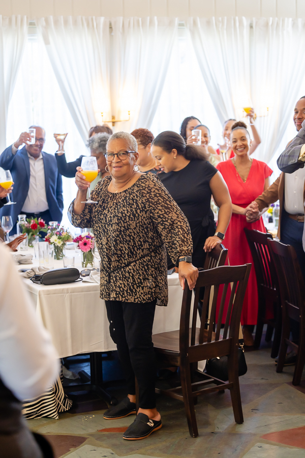 sharing reception toasts