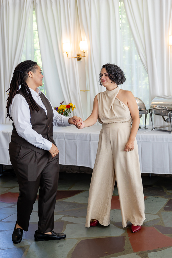 couple celebrating with a dance