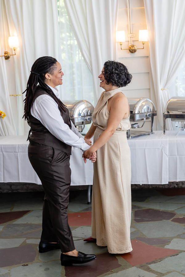 couple celebrating with a dance