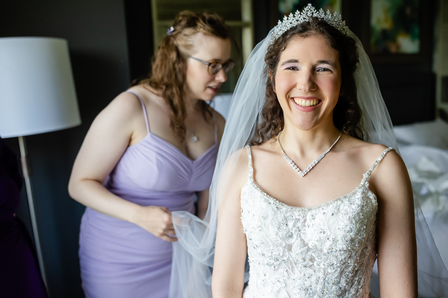 Ritz Tysons Corner wedding bride getting ready