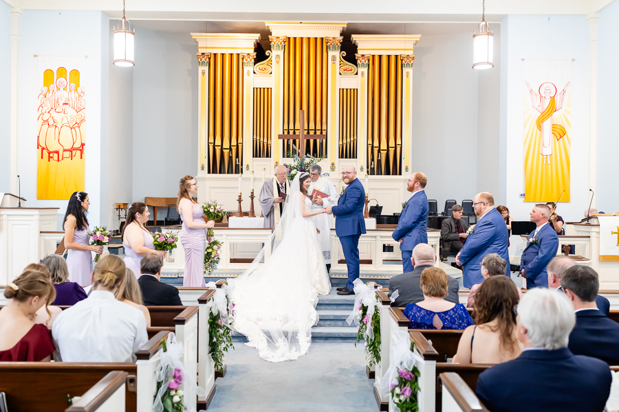 Trinity United Church wedding ceremony McLean VA