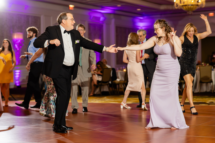 wedding reception dancing Ritz Tysons