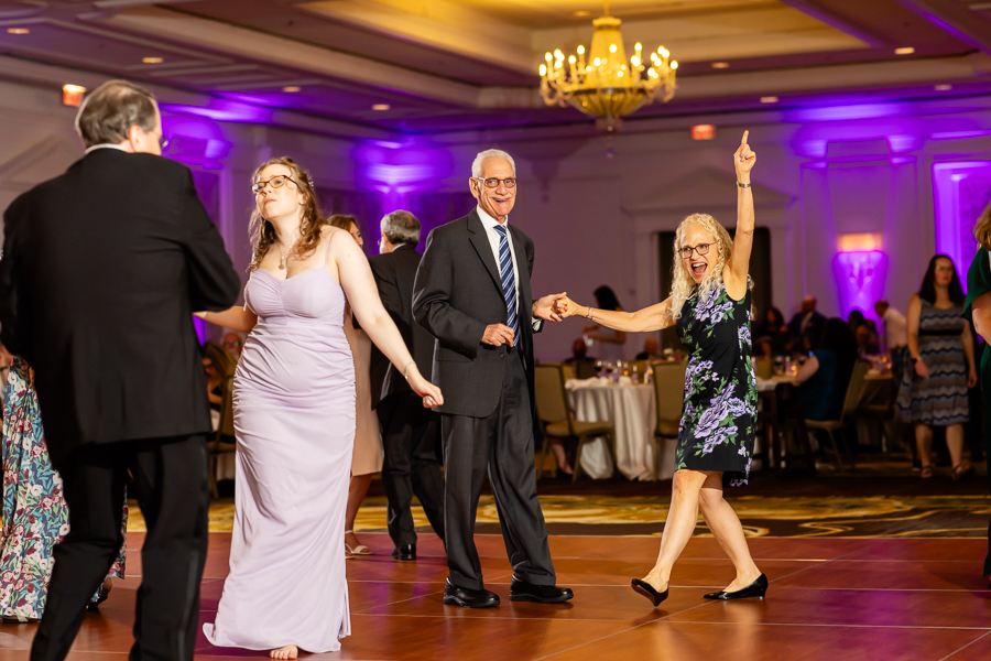 wedding reception dancing